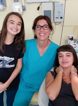 le belle pazienti con la dentista a Monza